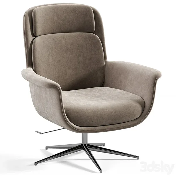 Brown armchair
