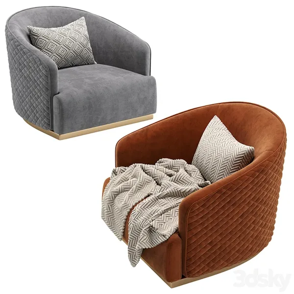 Terracotta lounge chair